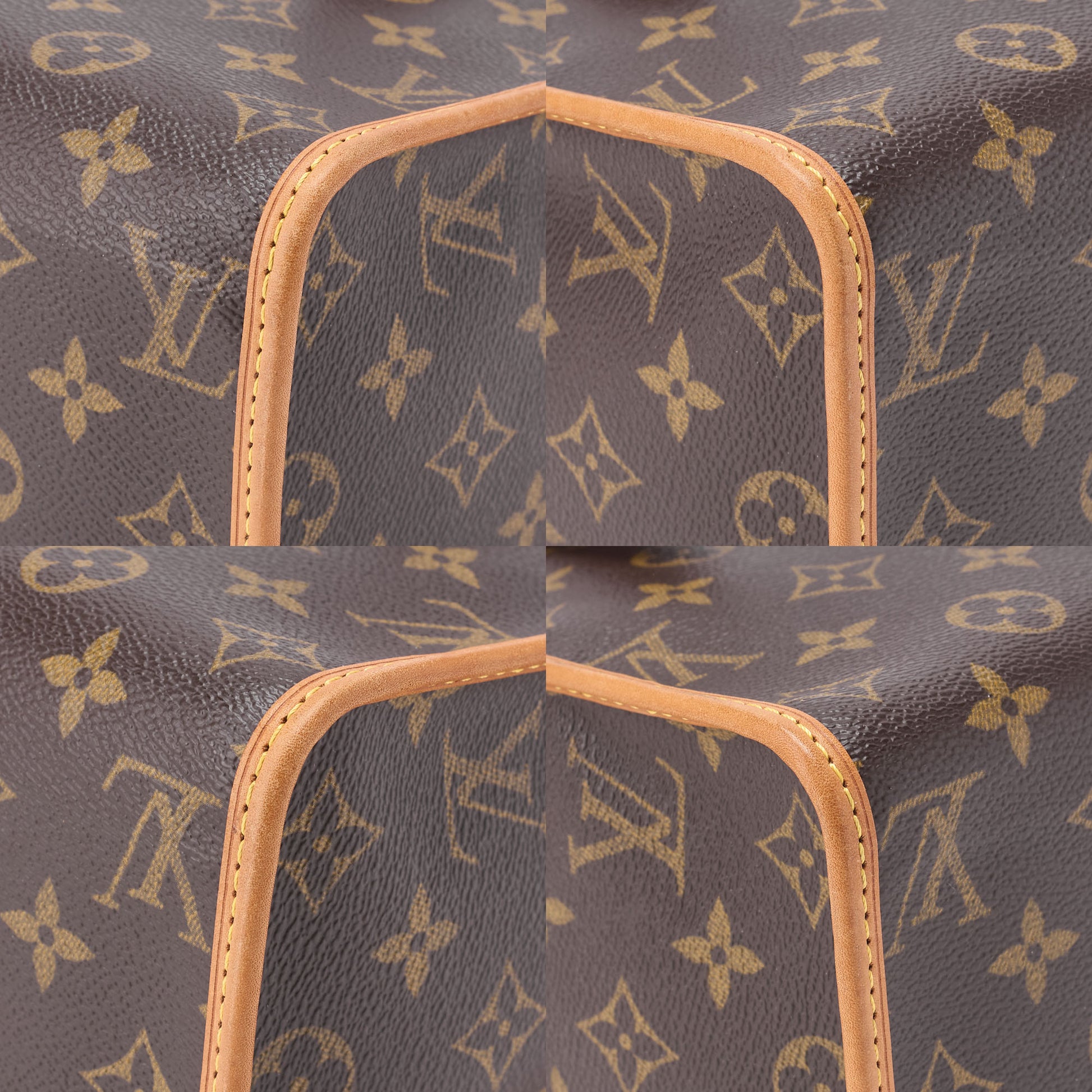 Louis Vuitton Tote Bag Monogram Popin Coolau Canvas Brown Gold-Tone Hardware Pre-Owned - Vintage La Charme