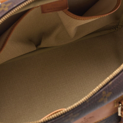 LOUIS VUITTON Louis Vuitton Monogram Deauville Handbag Brown (Gold Fittings) M47270 [Used] [Free Shipping]