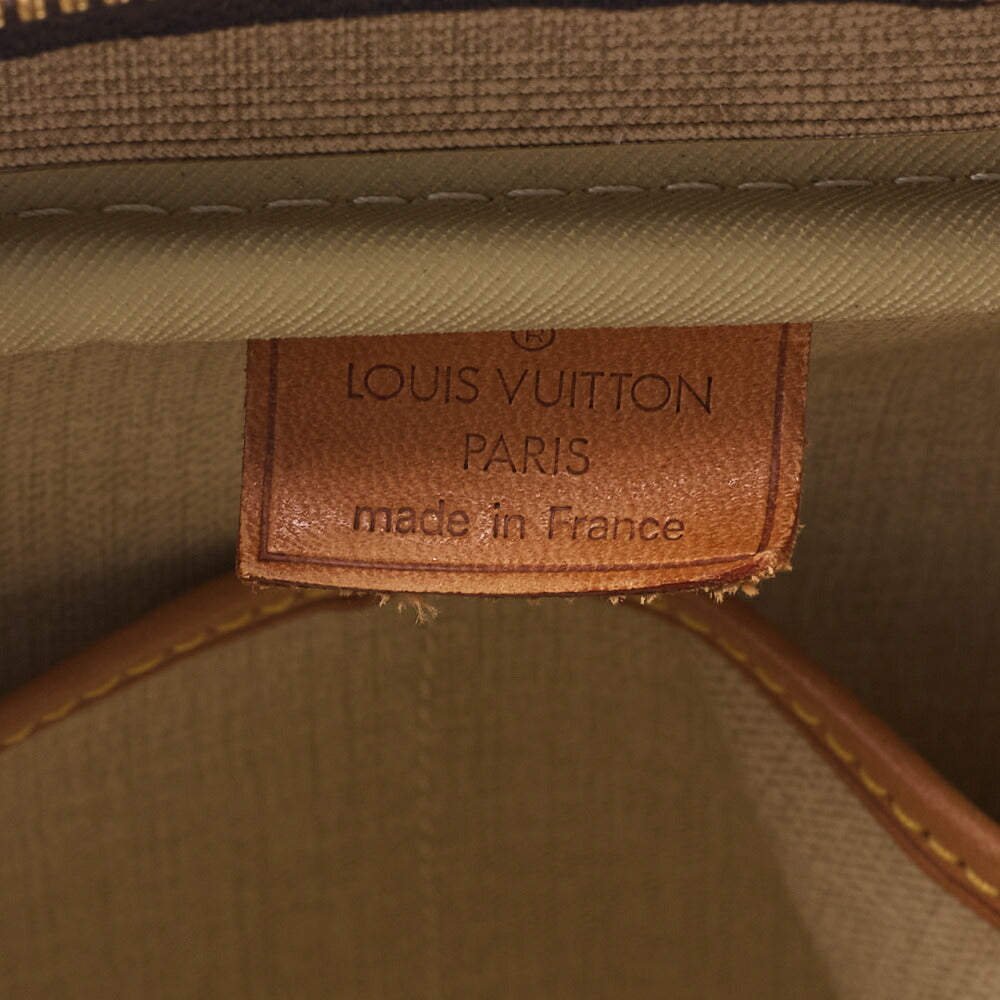 LOUIS VUITTON Louis Vuitton Monogram Deauville Handbag Brown (Gold Fittings) M47270 [Used] [Free Shipping]