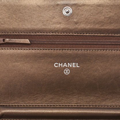 CHANEL Chanel Coco Mark Chain Wallet Caviar Skin Gold (Gold Fittings) Women's Wallet Folding Wallet Women's Wallet [Used] [Free Shipping]