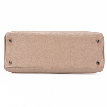 HERMES Hermes Kelly 35 Amazon Handbag Inner Stitch Tryon Argyl Argile (Silva metal fittings) 2way Women's Bag High Brand [Used] [Free Shipping]