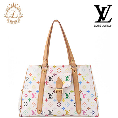 LOUIS VUITTON Louis Vuitton Monogram Monogram Multicolor Judy PM 2WAY Handbag White (Gold Fittings) Shoulder Bag [Used] [Free Shipping]