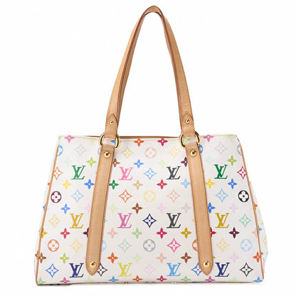 Louis Vuitton Shoulder Bag 2WAY Monogram Multicolor Canvas White Gold-Tone Hardware Pre-Owned - Vintage La Charme