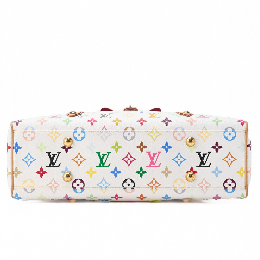 Louis Vuitton Shoulder Bag 2WAY Monogram Multicolor Canvas White Gold-Tone Hardware Pre-Owned - Vintage La Charme