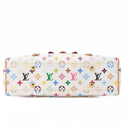 LOUIS VUITTON Louis Vuitton Monogram Monogram Multicolor Judy PM 2WAY Handbag White (Gold Fittings) Shoulder Bag [Used] [Free Shipping]