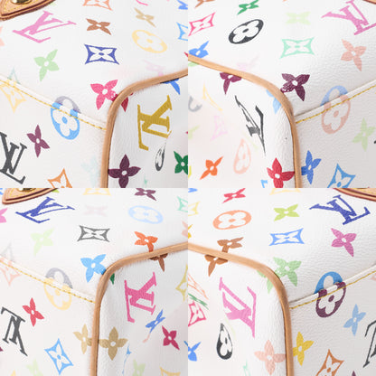 Louis Vuitton Shoulder Bag 2WAY Monogram Multicolor Canvas White Gold-Tone Hardware Pre-Owned - Vintage La Charme