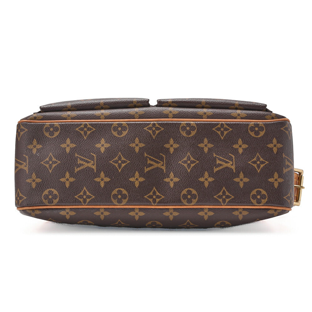 LOUIS VUITTON Louis Vuitton Monogram Deauville Handbag Brown (Gold Fittings) M47270 [Used] [Free Shipping]