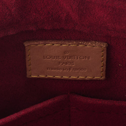 LOUIS VUITTON Louis Vuitton Monogram Deauville Handbag Brown (Gold Fittings) M47270 [Used] [Free Shipping]