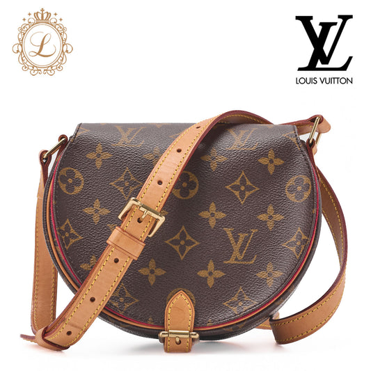 Louis Vuitton Shoulder Bag, Monogram, Canvas, Brown, Gold-Tone Hardware, Pre-Owned - Vintage La Charme