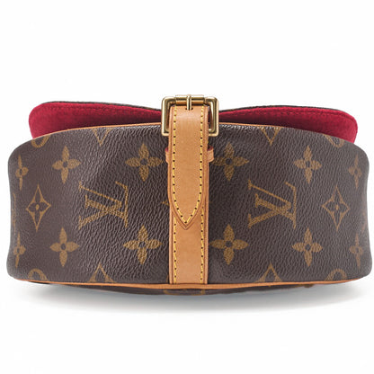 Louis Vuitton Shoulder Bag, Monogram, Canvas, Brown, Gold-Tone Hardware, Pre-Owned - Vintage La Charme