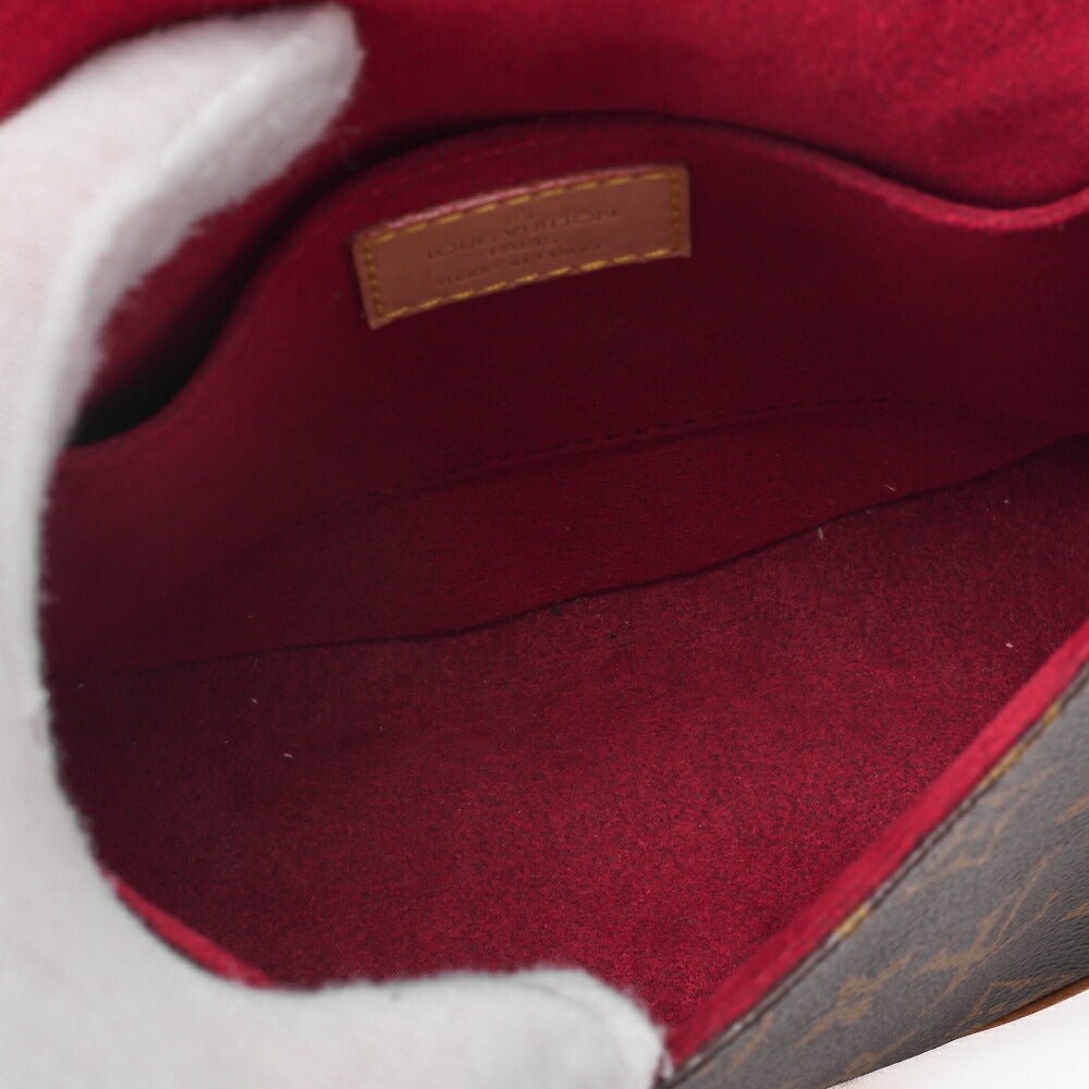 LOUIS VUITTON Louis Vuitton Monogram Monogram Saint-Cloud Shoulder Bag Brown Gold-Tone Hardware, Pre-Owned