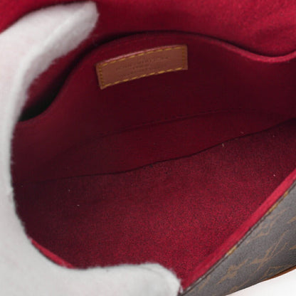 LOUIS VUITTON Louis Vuitton Monogram Monogram Saint-Cloud Shoulder Bag Brown Gold-Tone Hardware, Pre-Owned