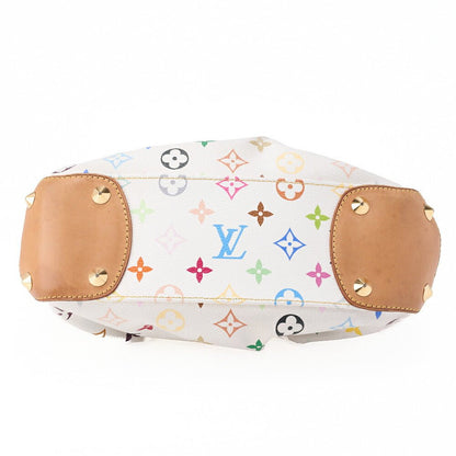 LOUIS VUITTON Louis Vuitton Monogram Monogram Multicolor Judy PM 2WAY Handbag White Gold-Tone Hardware, Pre-Owned