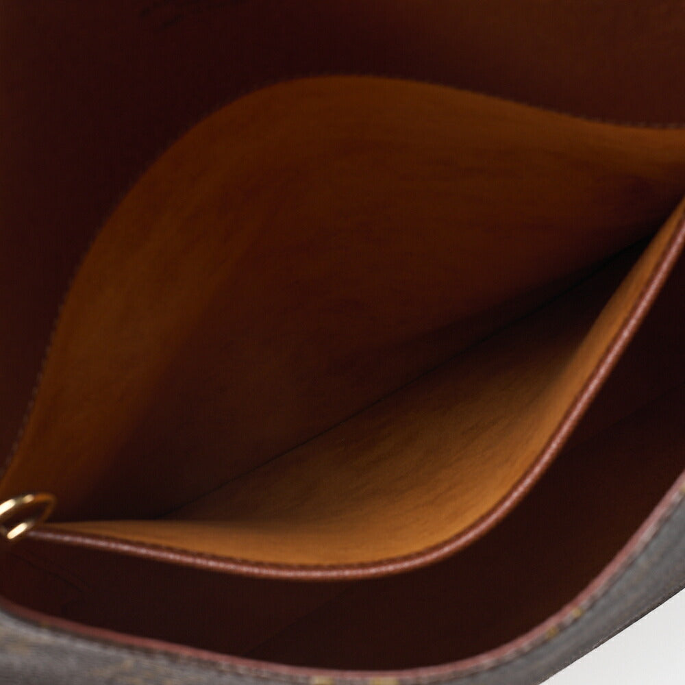 LOUIS VUITTON Louis Vuitton Monogram Monogram Saint-Cloud Shoulder Bag Brown (Gold Fittings) Shoulder Bag [Used] [Free Shipping]