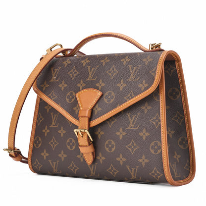 Louis Vuitton Shoulder Bag, Monogram, Canvas, Brown, Gold-Tone Hardware, Pre-Owned - Vintage La Charme
