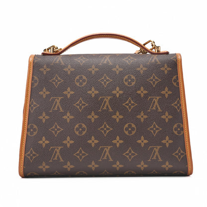 Louis Vuitton Shoulder Bag, Monogram, Canvas, Brown, Gold-Tone Hardware, Pre-Owned - Vintage La Charme