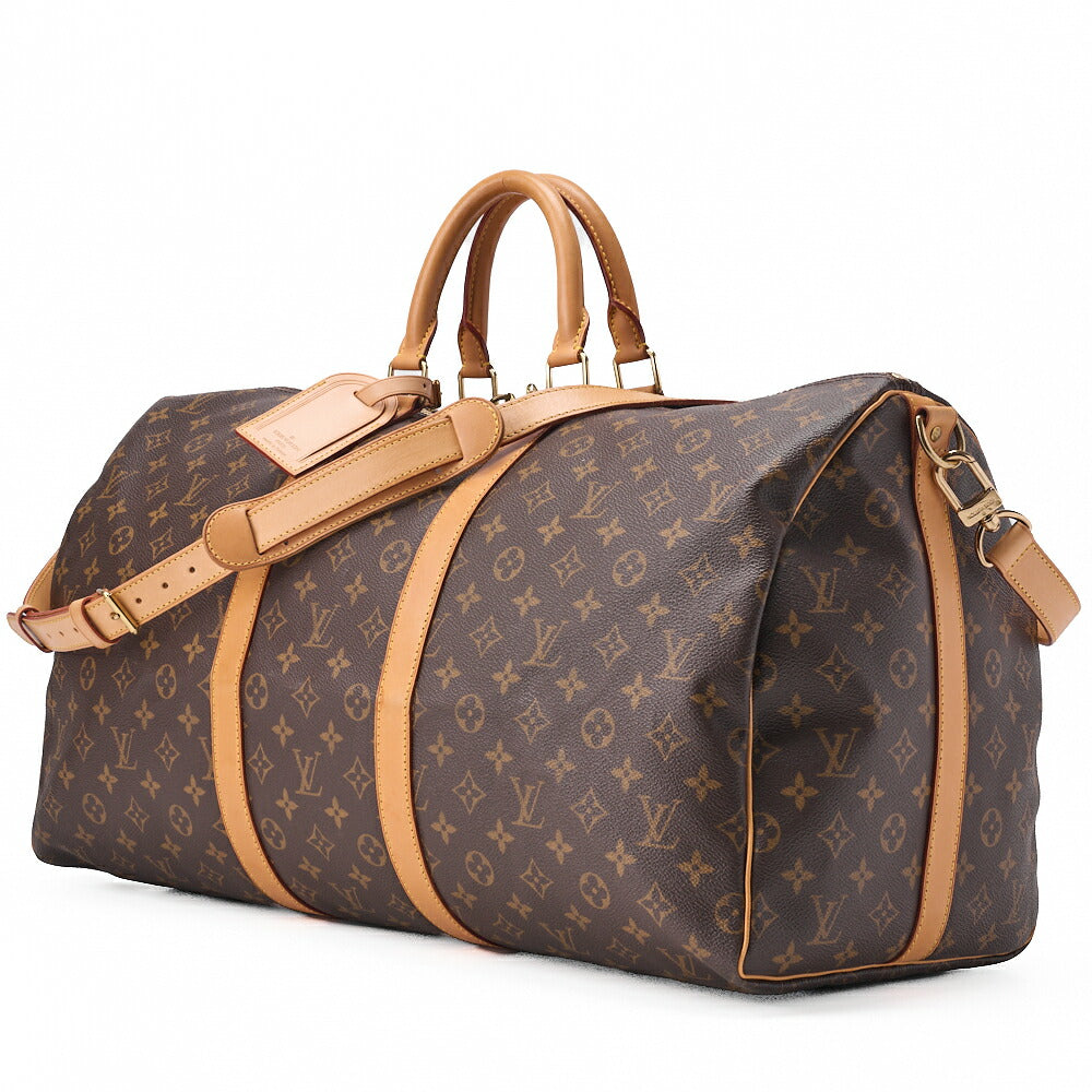 LOUIS VUITTON Louis Vuitton Monogram Kipol Handli?re 55 Boston Bag Brown (Gold Fittings) Shoulder Bag [Used] [Free Shipping]