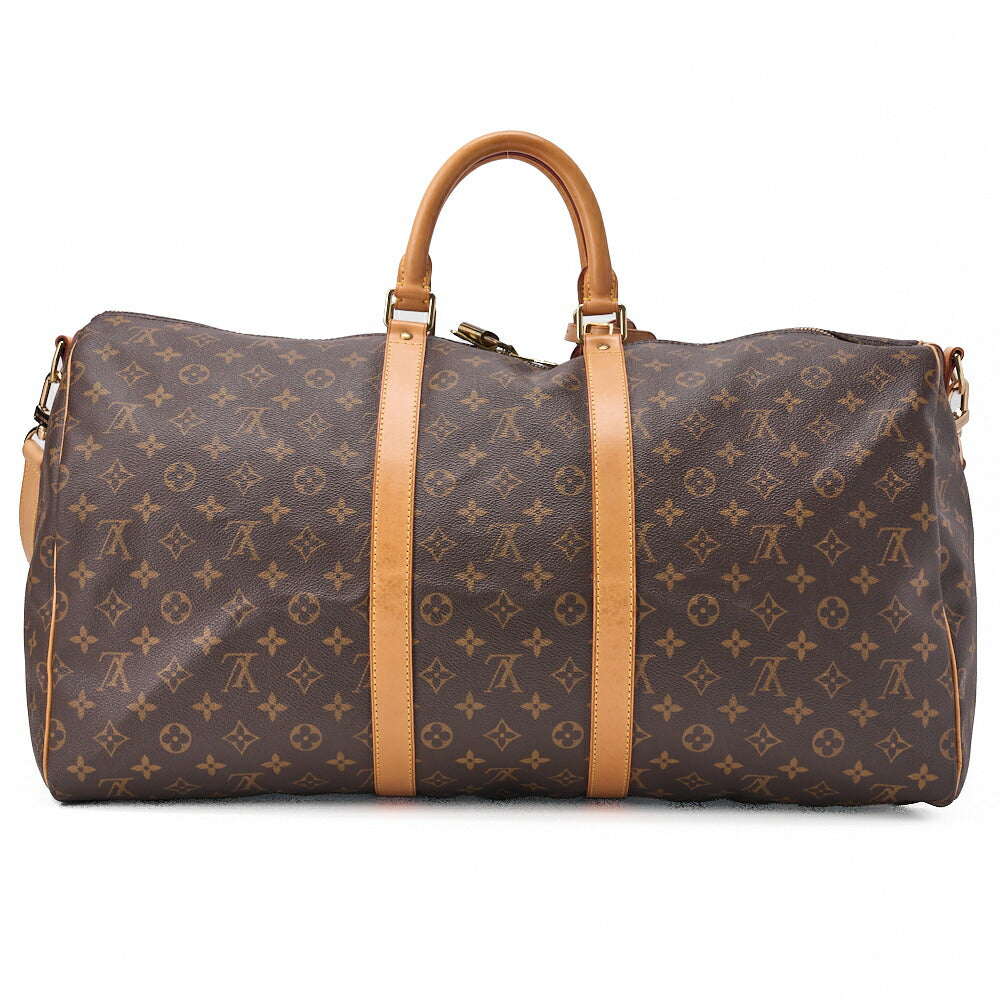 LOUIS VUITTON Louis Vuitton Monogram Kipol Handli?re 55 Boston Bag Brown (Gold Fittings) Shoulder Bag [Used] [Free Shipping]