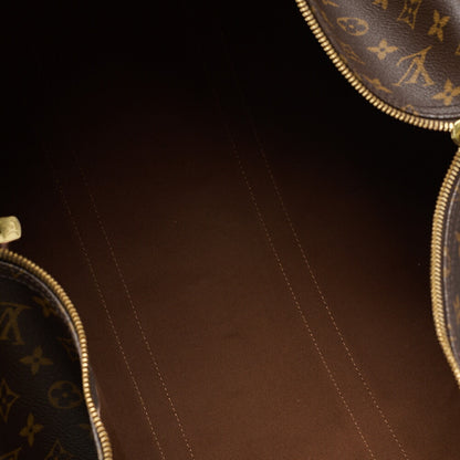 Louis Vuitton Shoulder Bag, Monogram, Canvas, Brown, Gold-Tone Hardware, Pre-Owned - Vintage La Charme