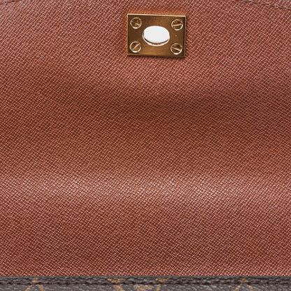 CELINE Celine Handbag Macadam PVC Leather Brown Gold Fittings Tote Bag Shoulder Bag [Used] [Free Shipping]