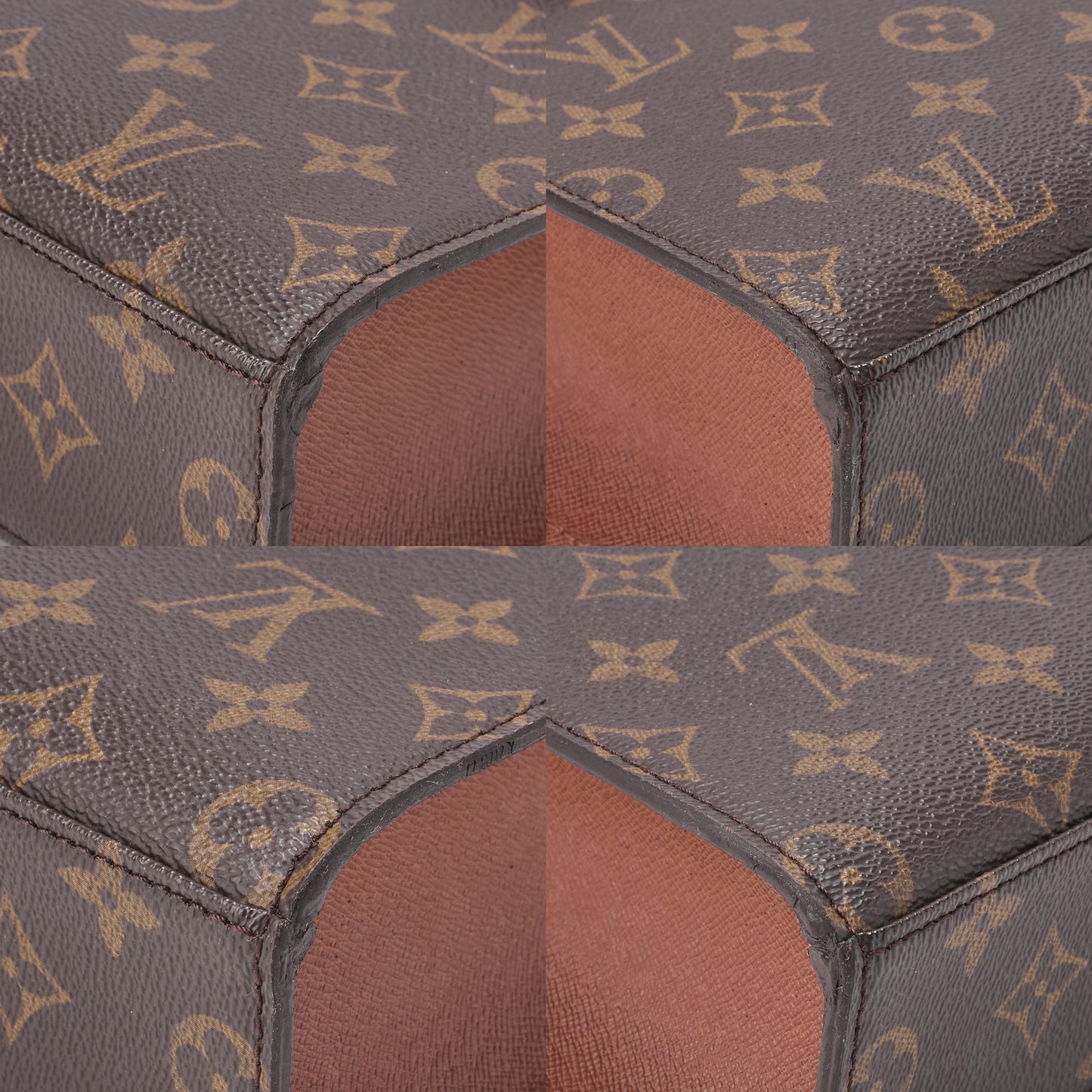 CELINE Celine Handbag Macadam PVC Leather Brown Gold Fittings Tote Bag Shoulder Bag [Used] [Free Shipping]