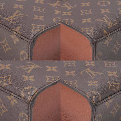 CELINE Celine Handbag Macadam PVC Leather Brown Gold Fittings Tote Bag Shoulder Bag [Used] [Free Shipping]