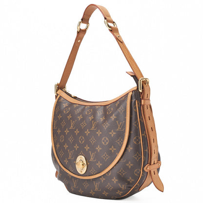 Louis Vuitton Shoulder Bag, Monogram, Canvas, Brown, Gold-Tone Hardware, Pre-Owned - Vintage La Charme