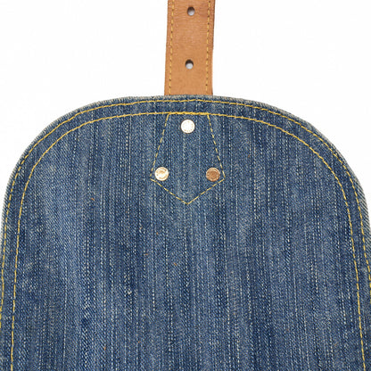 Louis Vuitton Shoulder Backpack Bag, Monogram Denim, Blue, Gold-Tone Hardware, Pre-Owned - Vintage La Charme