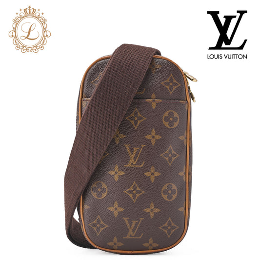 Louis Vuitton Shoulder Bag, Monogram Bel Air, Canvas, Brown, Gold-Tone Hardware, Pre-Owned - Vintage La Charme