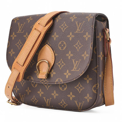 LOUIS VUITTON Louis Vuitton Monogram Monogram Saint-Cloud Shoulder Bag Brown (Gold Fittings) Shoulder Bag [Used] [Free Shipping]