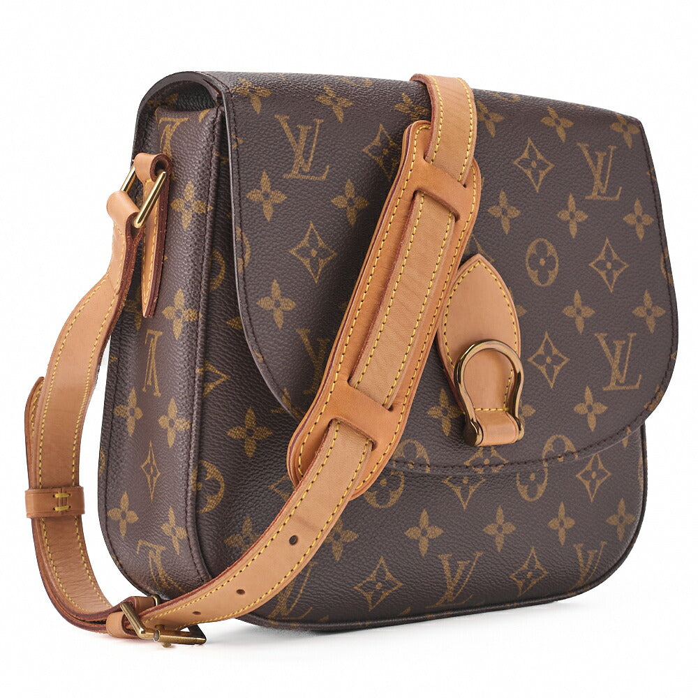 LOUIS VUITTON Louis Vuitton Monogram Monogram Saint-Cloud Shoulder Bag Brown (Gold Fittings) Shoulder Bag [Used] [Free Shipping]