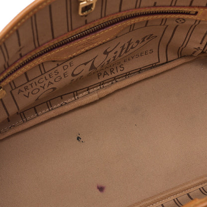 Louis Vuitton Tote Bag, Monogram, Canvas, Brown, Gold-Tone Hardware, Pre-Owned - Vintage La Charme