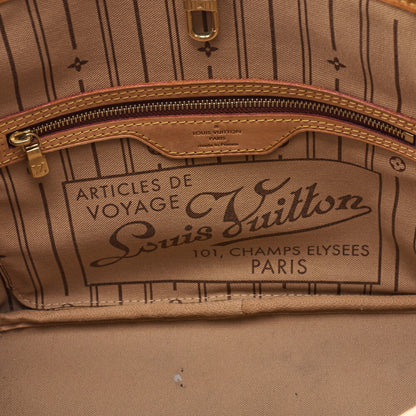 Louis Vuitton Tote Bag, Monogram, Canvas, Brown, Gold-Tone Hardware, Pre-Owned - Vintage La Charme
