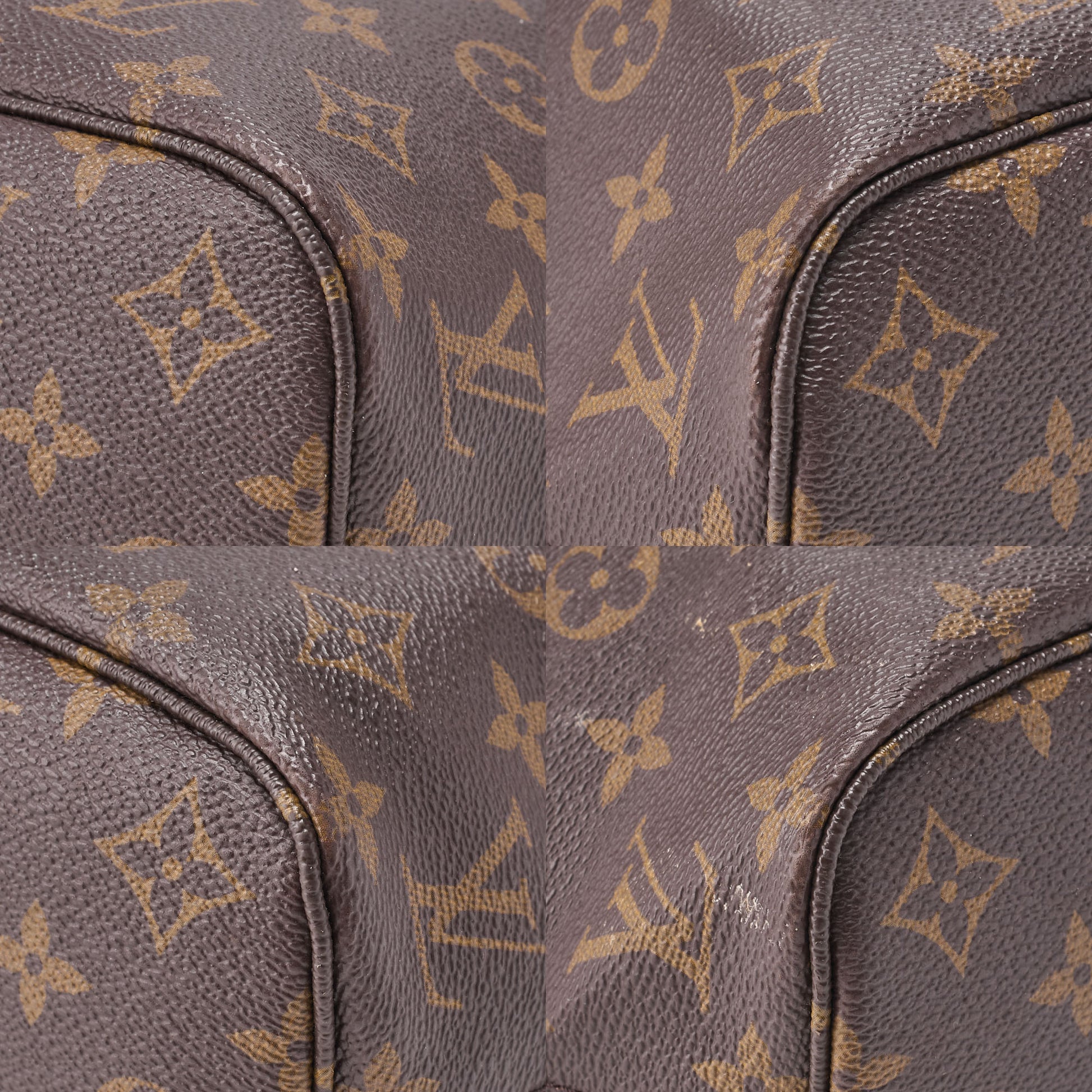 Louis Vuitton Tote Bag, Monogram, Canvas, Brown, Gold-Tone Hardware, Pre-Owned - Vintage La Charme