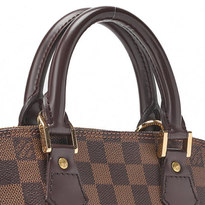 Louis Vuitton Handbag Alma PM Damier Canvas Brown Gold-Tone Hardware Pre-Owned - Vintage La Charme