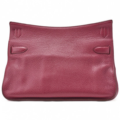 HERMES Gypsiere 34 Shoulder Bag Tryon Clemence Tosca Silver-Tone Hardware Pre-Owned - Vintage La Charme