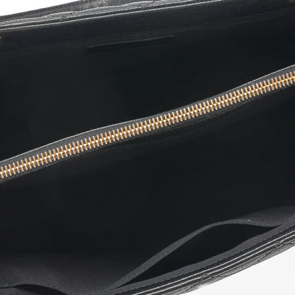 CHANEL Shoulder Bag Matelasse Caviar Skin Black Gold-Tone Hardware Pre-Owned - Vintage La Charme