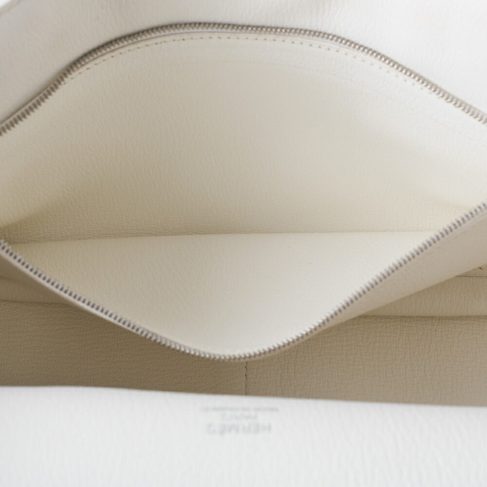 HERMES Gypsiere 34 Shoulder Bag Tryon Clemence White Silver-Tone Hardware Pre-Owned - Vintage La Charme