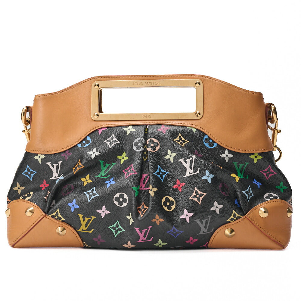 Louis Vuitton Shoulder Bag 2WAY Monogram Multicolor Canvas Noir Gold-Tone Hardware Pre-Owned - Vintage La Charme