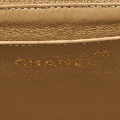 CHANEL Handbag Matelasse Coco Handle Lambskin Beige Gold-Tone Hardware Pre-Owned - Vintage La Charme