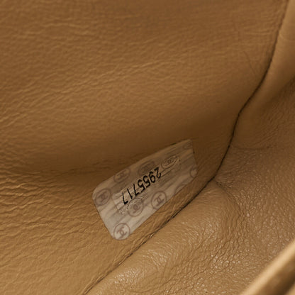 CHANEL Handbag Matelasse Coco Handle Lambskin Beige Gold-Tone Hardware Pre-Owned - Vintage La Charme