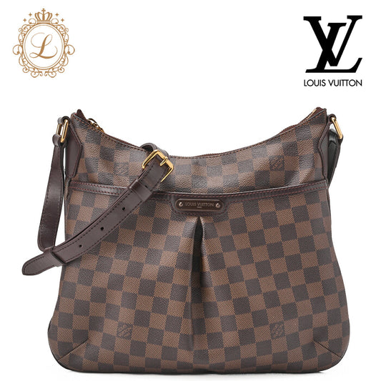 Louis Vuitton Shoulder Bag, Damier Bloomsbury PM, Canvas, Brown, Gold-Tone Hardware, Pre-Owned - Vintage La Charme
