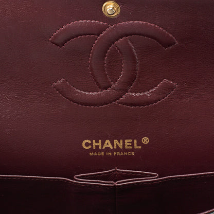 CHANEL Shoulder Bag, Matelasse Turn Lock Double Flap, Caviar Skin, Black, Gold-Tone Hardware, Pre-Owned - Vintage La Charme