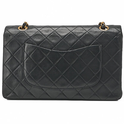CHANEL Chain Shoulder Bag Matelasse Lambskin Black Gold-Tone Hardware Pre-Owned - Vintage La Charme