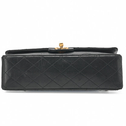 CHANEL Chain Shoulder Bag Matelasse Lambskin Black Gold-Tone Hardware Pre-Owned - Vintage La Charme