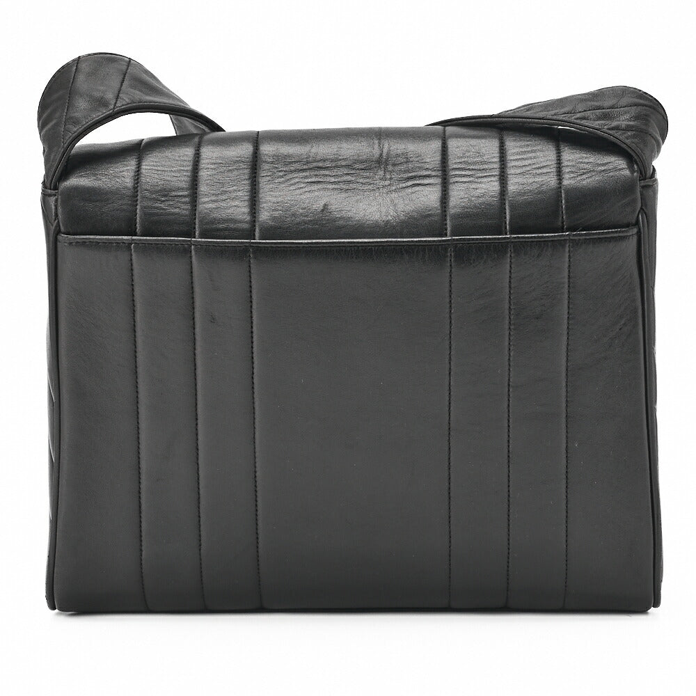 CHANEL Shoulder Bag, Mademoiselle Deca Coco, Lambskin, Black, Gold-Tone Hardware, Pre-Owned - Vintage La Charme