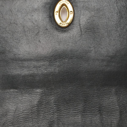 CHANEL Shoulder Bag, Mademoiselle Deca Coco, Lambskin, Black, Gold-Tone Hardware, Pre-Owned - Vintage La Charme