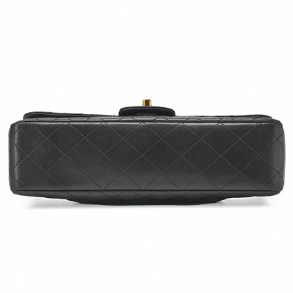 CHANEL Handbag Matelasse Coco Handle Lambskin Black Gold-Tone Hardware Pre-Owned - Vintage La Charme