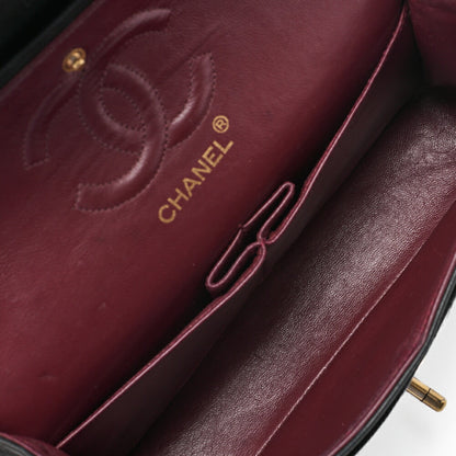 CHANEL Shoulder Bag Matelasse 23 Double Flap Chain Lambskin Black Gold-Tone Hardware Pre-Owned - Vintage La Charme
