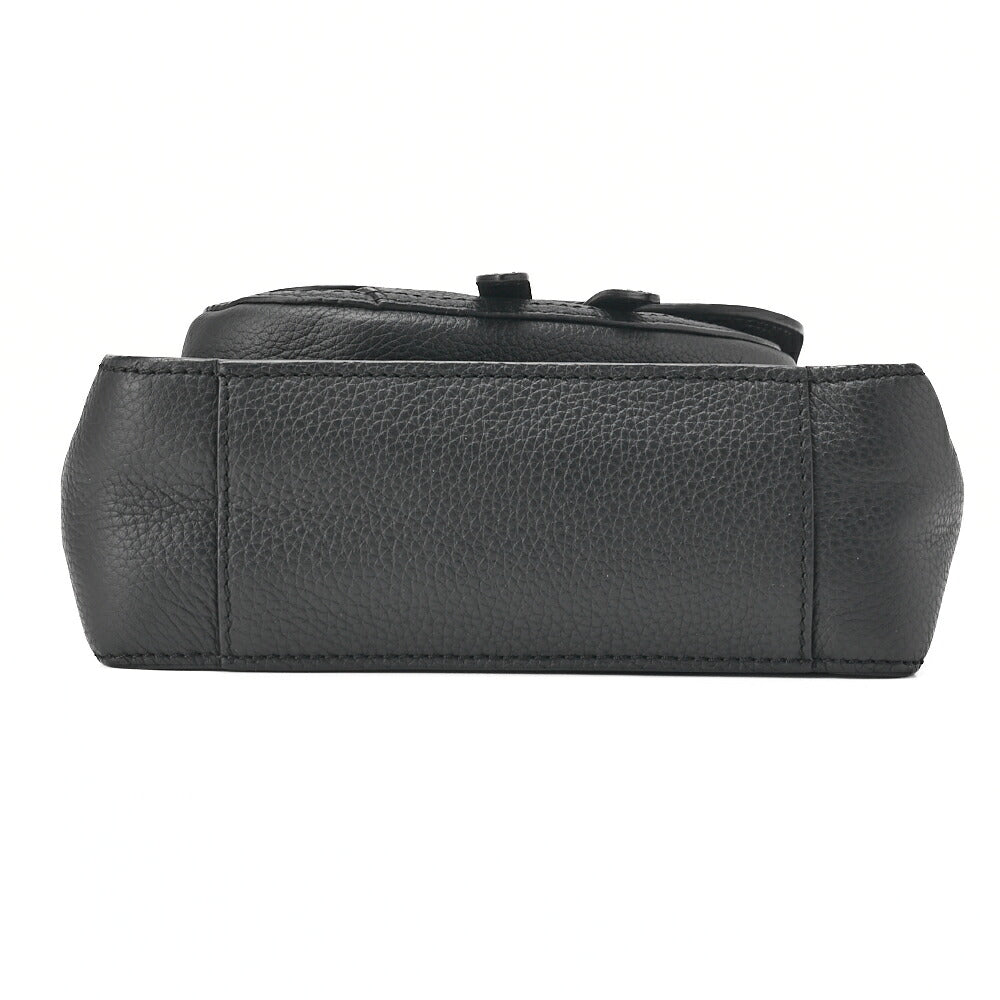 Dior Homme Saddle Handbag Mini, Leather, Black, Silver-Tone Hardware, Pre-Owned - Vintage La Charme